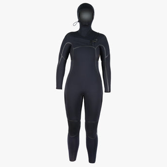 Womens - 6/4/3 Chest-Zip Hooded Thermal Lined Liquid sealed Wetsuit